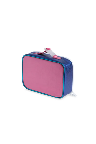 State Bags | Rodgers Lunch Box Metallic Turquoise/Hot Pink