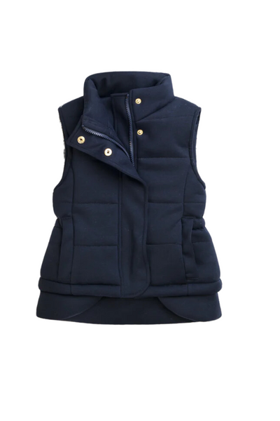 Girls on sale navy vest