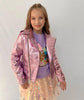 Lola And The Boys - Metallic Rose Moto Jacket