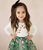 Petite Hailey - Candy Cane Green Tutu Dress