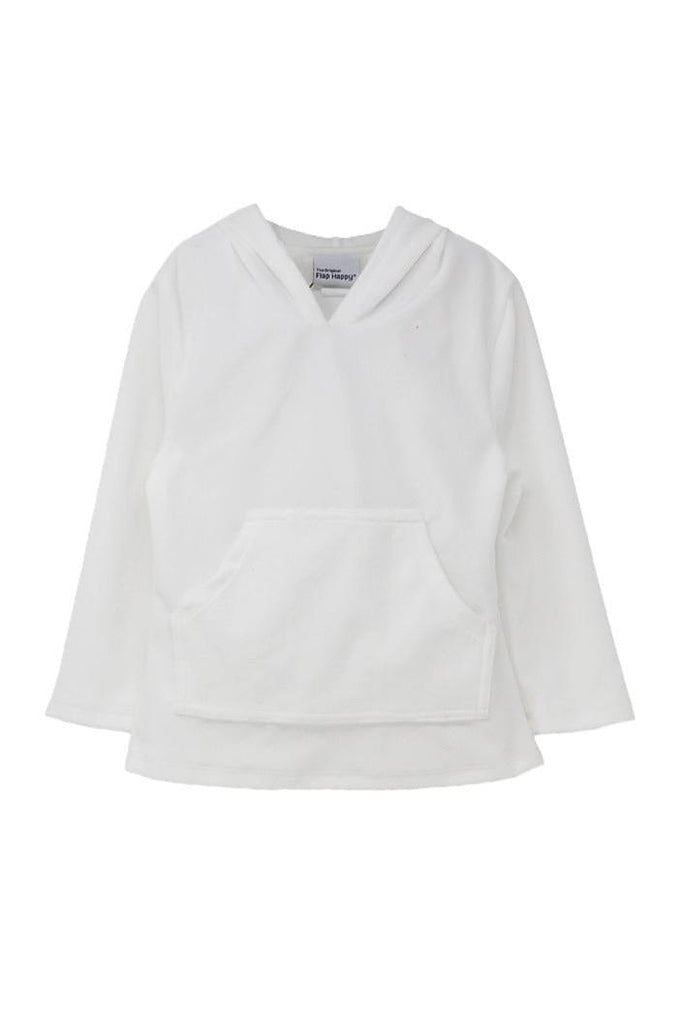 Zuma Terry Beach Hoodie White