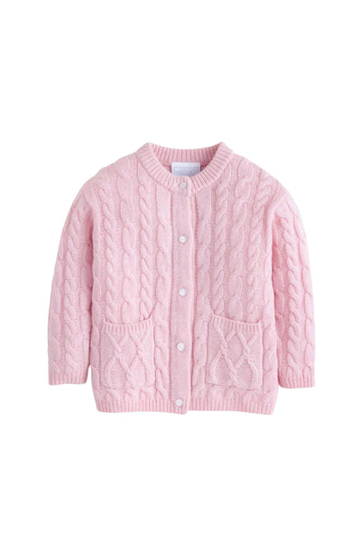 Little English - Light Pink Cashmere Blend Cardigan