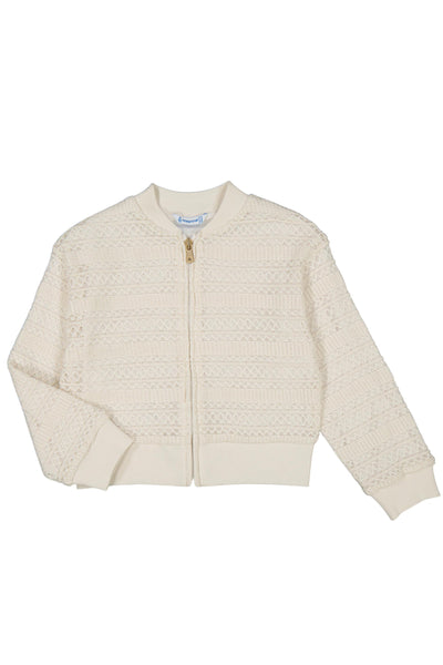 Ivory Bomber Jacket