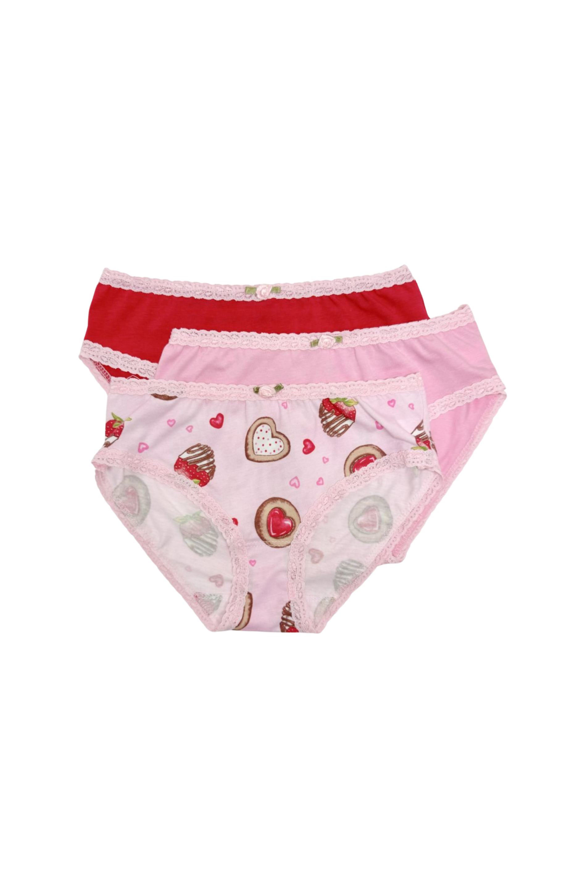 Esme - Sweet Delight 3 Panty Pack (3 Pack) 2-6x Girls Underwear Valentine's  Kids Girls Toddlers – Dottie Doolittle