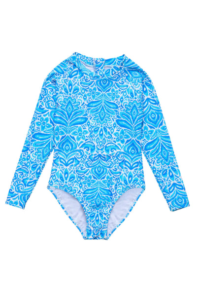 Snapper Rock - Santorini Blue Surf Suit