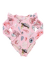 Pink Chicken - Pink Watercolor Shells Rachel Swimsuit