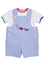 Florence Eiseman - Lawn Mower Stripe Seersucker Shortall