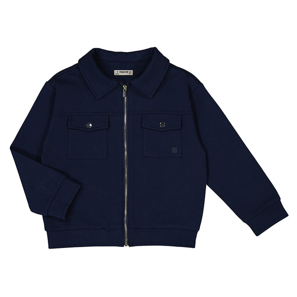 Interlock Jacket Navy