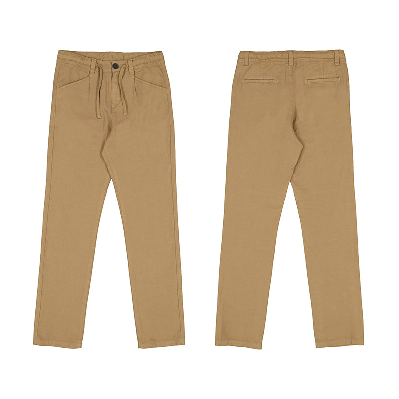 Camel Cotton Pants