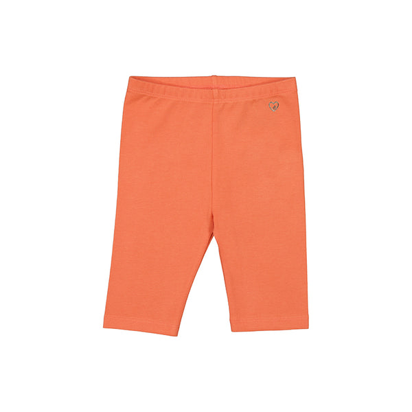 Carrot Orange Capri Leggings