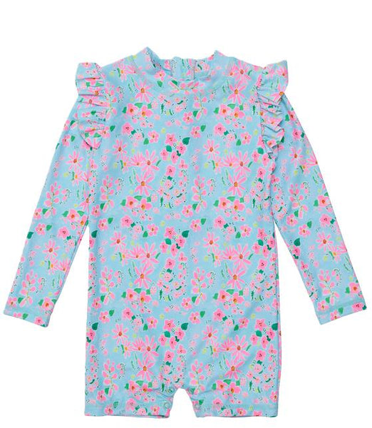 Snapper Rock - Daisy Chain L/S Sunsuit