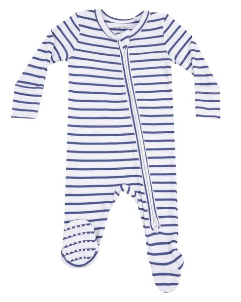 Angel Dear - Navy Stripe Vintage 2 Way Footie