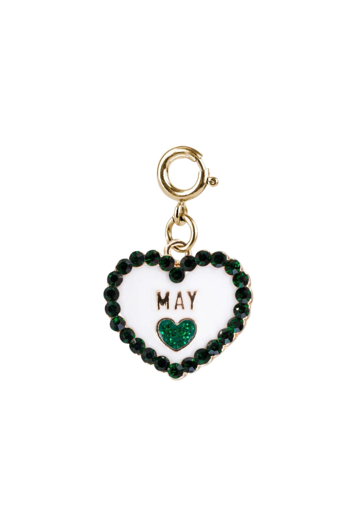 Gold May Birthstone Charm