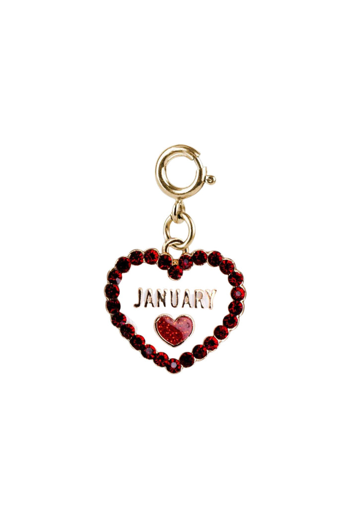 Gold January Birthstone Charm