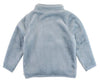 Ruffle Butts - Slate Blue Fleece Quarter Zip Pullover