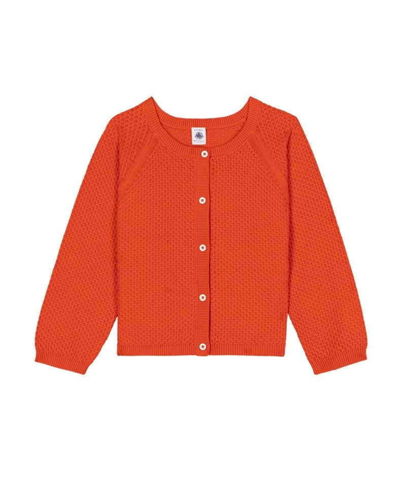 Petit Bateau - Knit Cardigan Orange