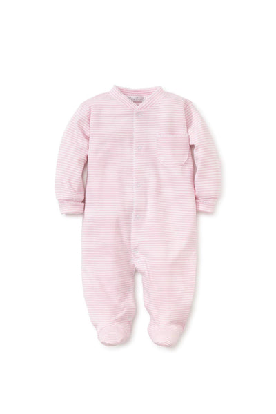 Kissy Kissy - Pink Striped Footie