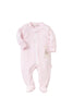 Kissy Kissy - Sophie La Girafe Pink Stripe Zip Front Footie