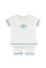 Teddy Bear Knit Short Set - Ivory