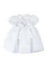 Diamond Smocked Dress - White