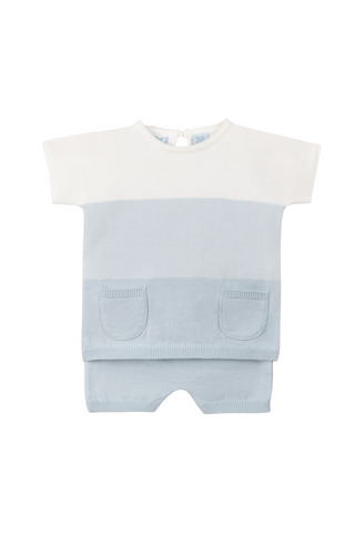 Powder Blue Ombre Knit Set