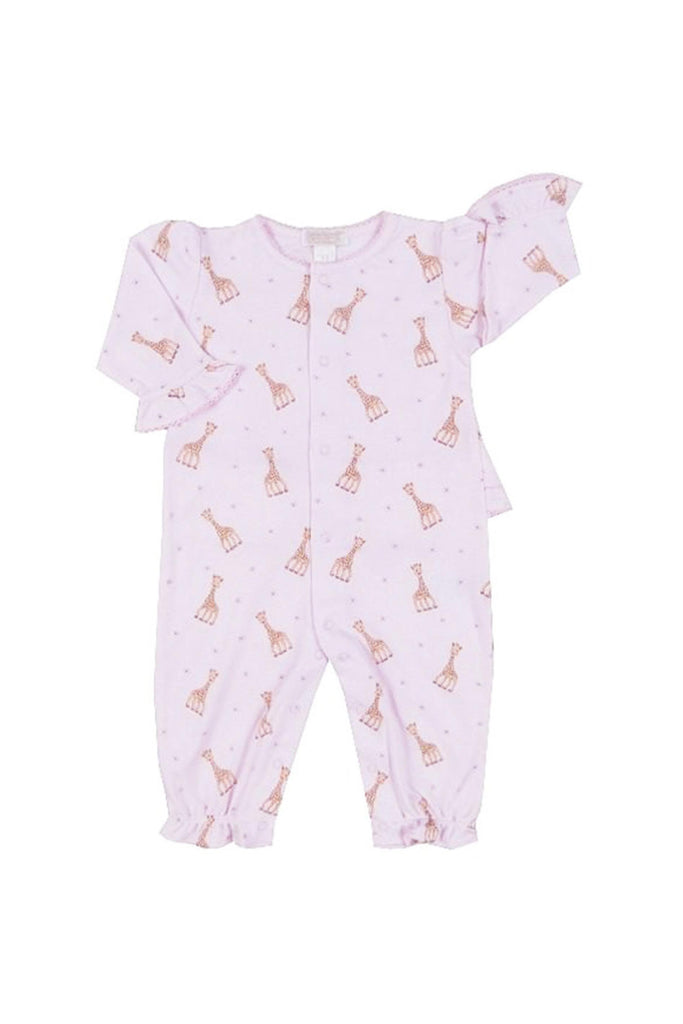 Sophie Giraffe Pink Playsuit