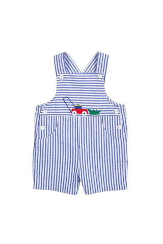 Florence Eiseman - Lawn Mower Stripe Seersucker Shortall