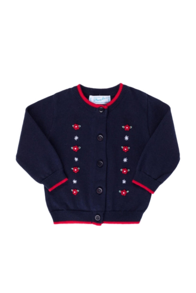 Feltman Brothers - Navy Daisy Cardigan