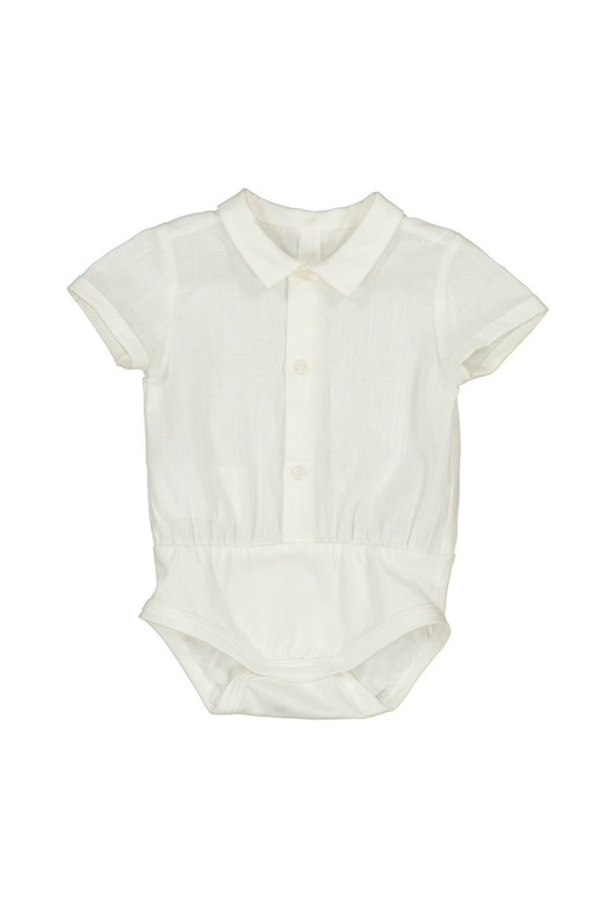 Boys S/S Bodysuit Natural