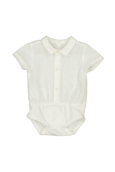 Boys S/S Bodysuit Natural