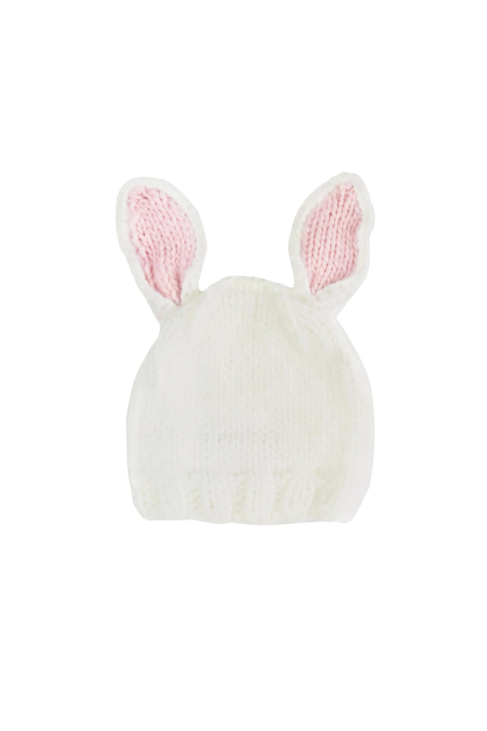 Blueberry Hill - White and Pink Bunny Hat