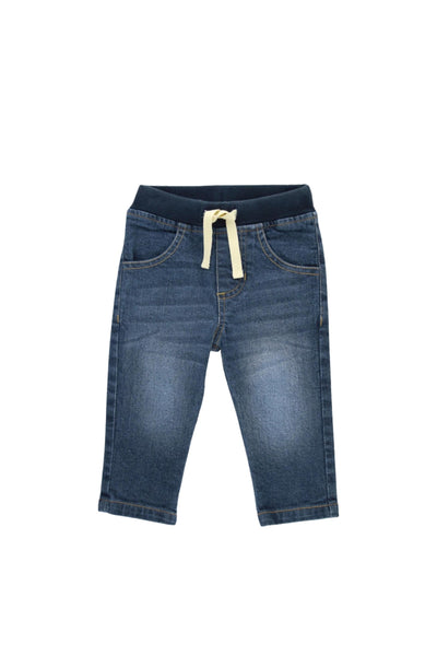 Medium Wash Pull-On Jeans