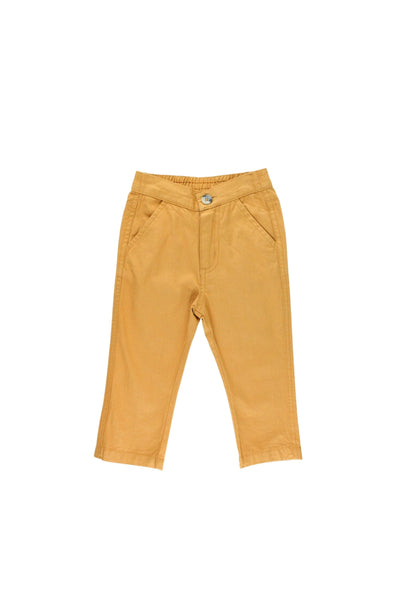 Ruffle Butts - Yellow Straight Chino Pants