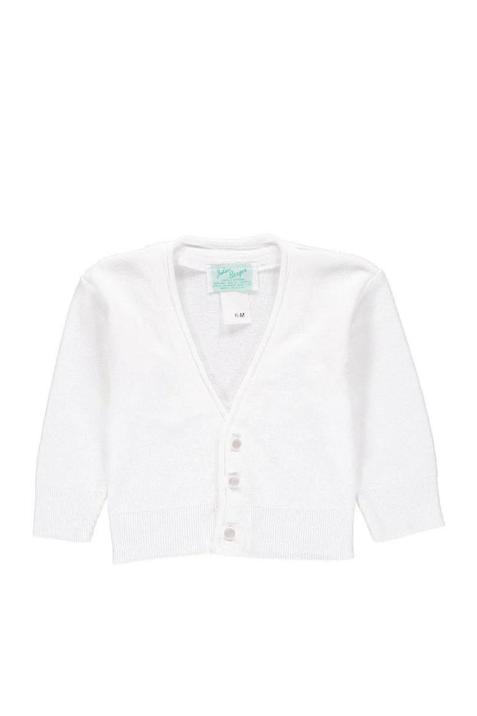 Infant Boy Cardigan - White