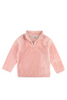 Ruffle Butts - French Rose Pink Fleece Quarter Zip Pullover