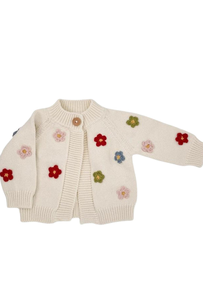 Multicolor Flower Cardigan