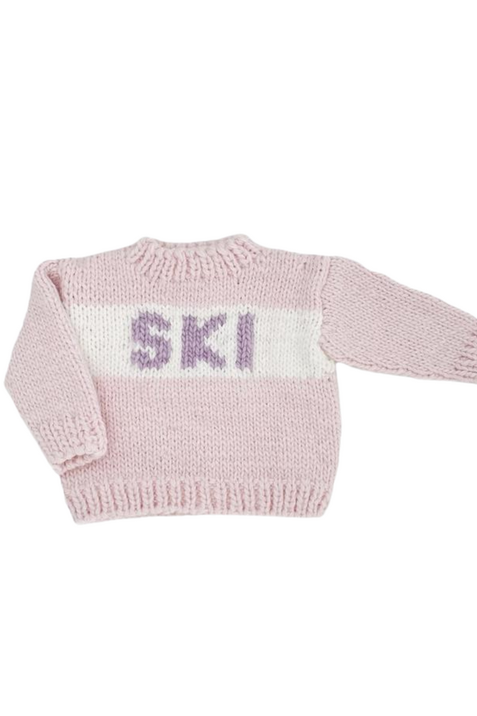 Pink "Ski" Sweater