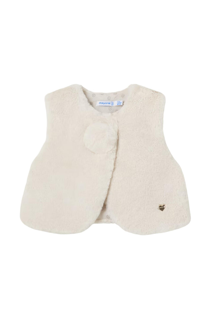 Chickpea Fur Vest