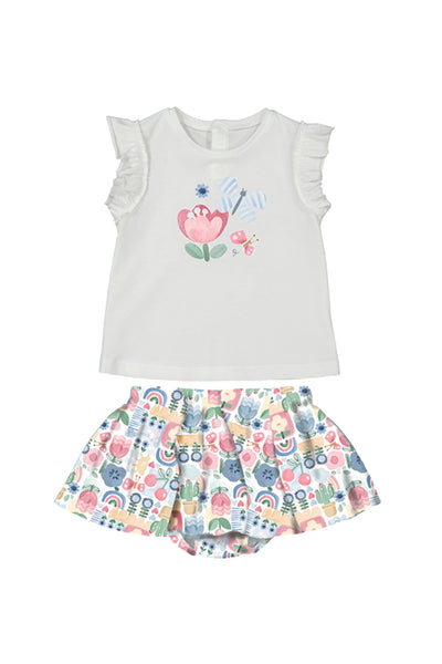 Printed Tee and Bloomer Set