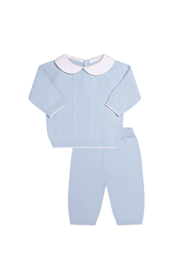 Blue Nella Knit Set