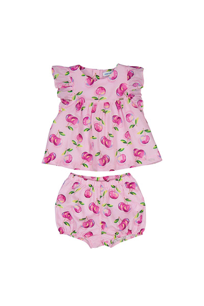 Pink Cherries Short Set