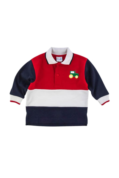 Tractor Pique Knit Infant Polo