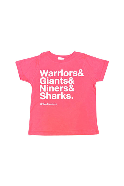 Dark Pink Bay Area Sports Infant Tee