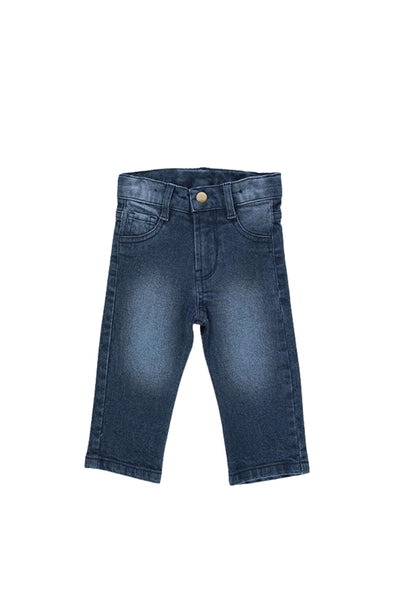 Medium Wash Straight Jeans