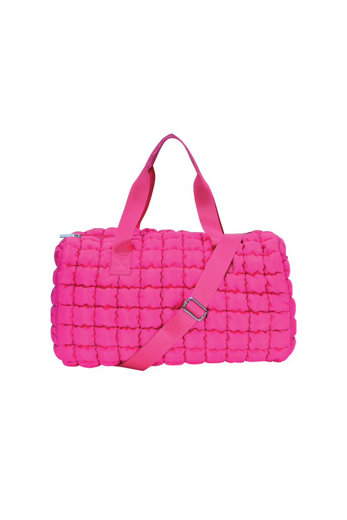 Pretty Pink Puffy Duffel