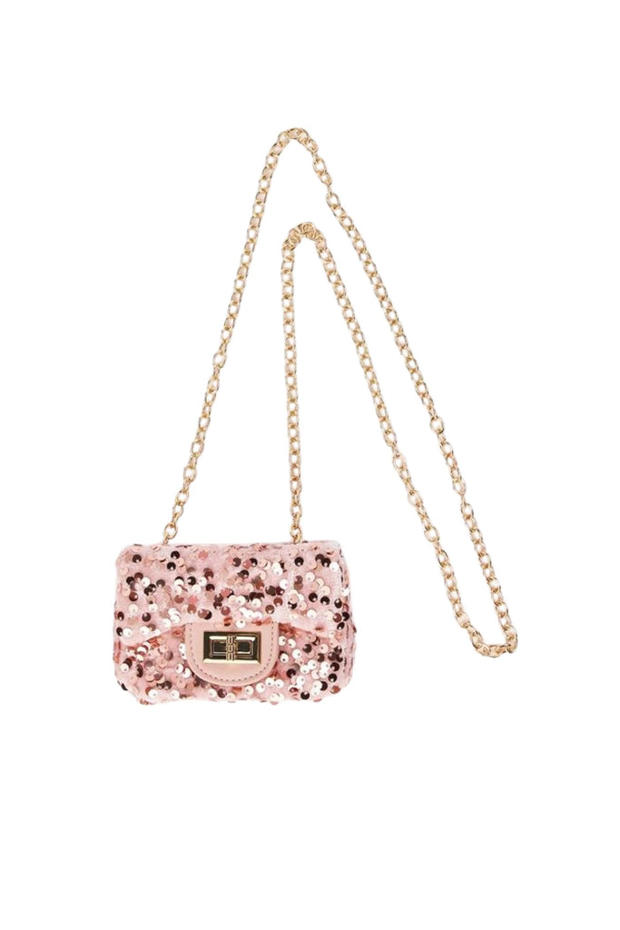 Sequin Purse - Pink