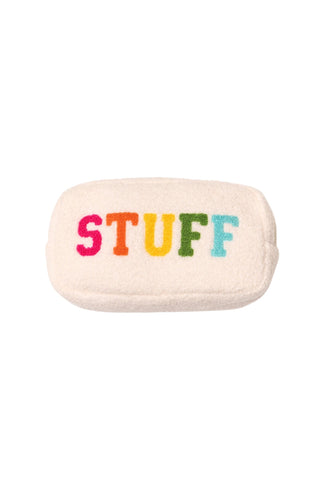 "Stuff" Sherpa Cosmetic Bag