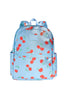 Kane Kids Blue Cherries Double Pocket Backpack