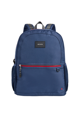 Kane Kids Navy Double Pocket Backpack