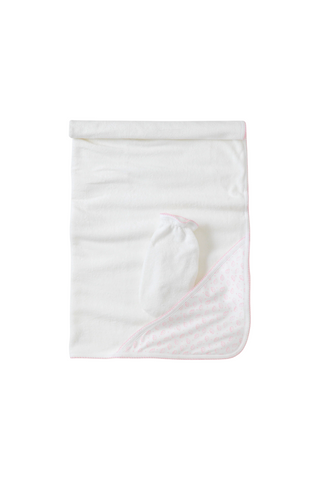 Kissy Kissy - Ele-Fun Pink Mitt Towel